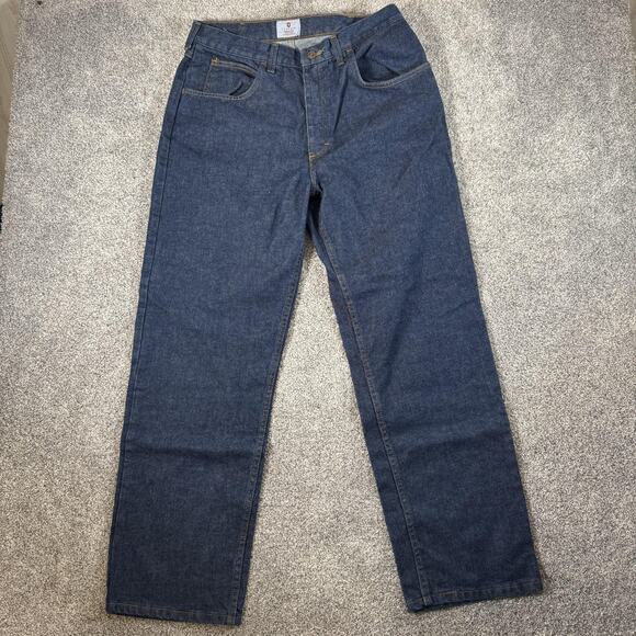 Tyndale Jeans Mens 32x30.5 Blue Flame Resistant FR Made in USA Indura I230T - Picture 1 of 16